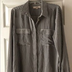 Loft stripe blouse size large